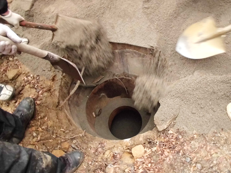 地下タンク廃止工事